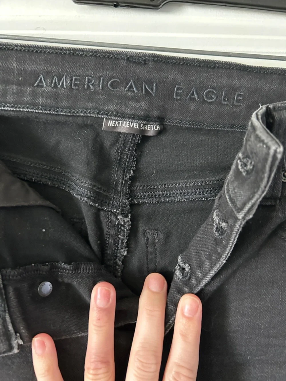 American Eagle Outfitters Black Flare Jeans